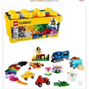 Lego Classic Medium Creative Brick Box Building Toys. Creative kit 10696